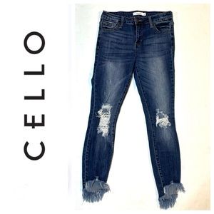 Cello Distressed Skinny Jeans 5